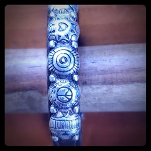 Leather boho bracelet